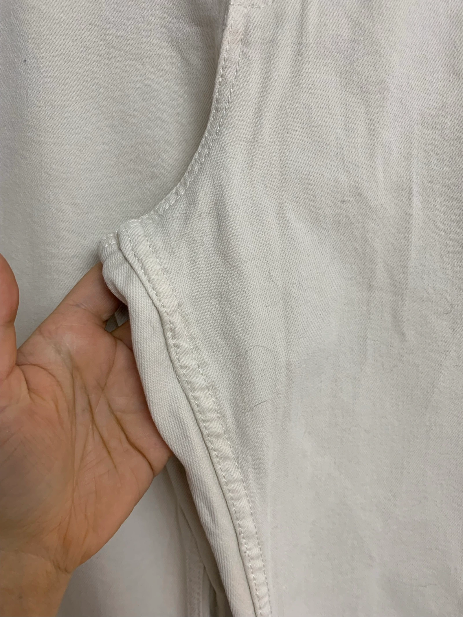 Jean taille haute crème matière élastique modèle Sienna Mango – photo 6